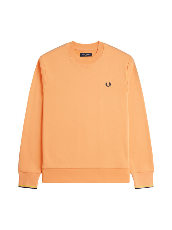 Fred Perry - Crew Neck -collegepaita - PEACH/CITRON/FRENCH NAVY | Stockmann - photo 1