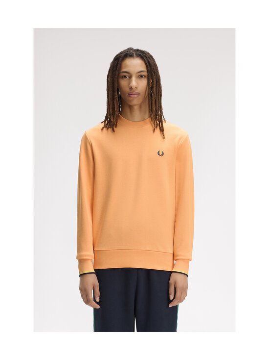 Fred Perry - Crew Neck -collegepaita - PEACH/CITRON/FRENCH NAVY | Stockmann - photo 3