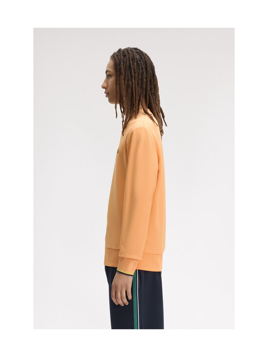 Fred Perry - Crew Neck -collegepaita - PEACH/CITRON/FRENCH NAVY | Stockmann - photo 4