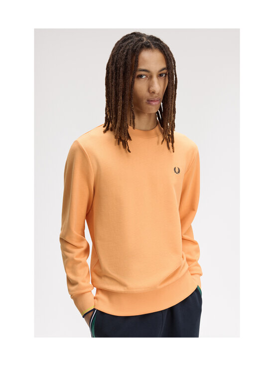 Fred Perry - Crew Neck -collegepaita - PEACH/CITRON/FRENCH NAVY | Stockmann - photo 5