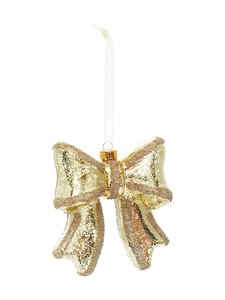 Villa Stockmann - Glass Bow -joulukoriste - SILVER | Stockmann