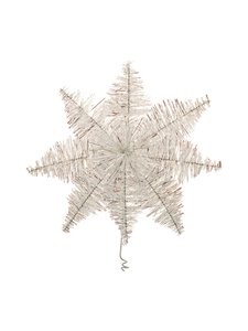 Weiste - Tree Top Star -joulutähti 22 cm - SPARKLING WHITE | Stockmann