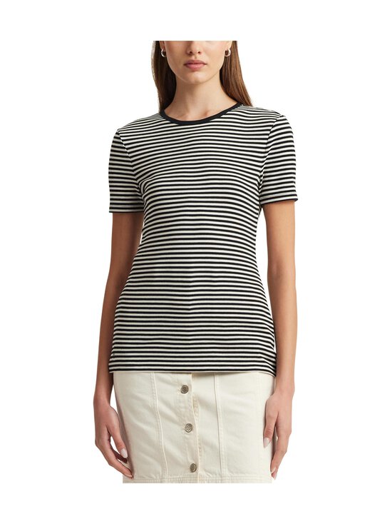 Lauren Ralph Lauren - Alli T-krekls - BLACK/MASCARPONE CREAM - photo 2 Lauren Ralph Lauren - Alli T-krekls - BLACK/MASCARPONE CREAM | Stockmann - photo 2