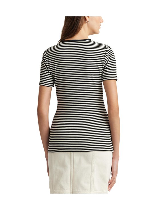 Lauren Ralph Lauren - Alli T-krekls - BLACK/MASCARPONE CREAM - photo 3 Lauren Ralph Lauren - Alli T-krekls - BLACK/MASCARPONE CREAM | Stockmann - photo 3