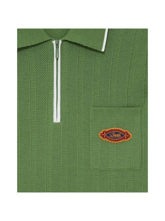 Drôle de Monsieur - Drôle Patch -neulottu pikeepaita - LGN / LIGHT GREEN | Stockmann - photo 2