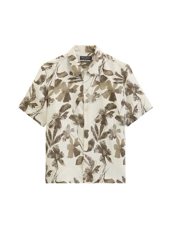 Marc O'Polo - Camp Collar -pellavapaita - N79 MULTI/ LINEN WHITE | Stockmann - photo 1