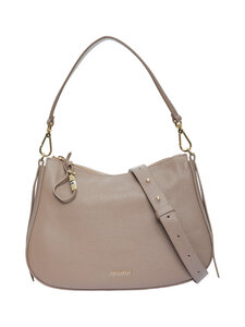 Coccinelle - Nory Grained Leather -laukku - N59 WARM TAUPE | Stockmann