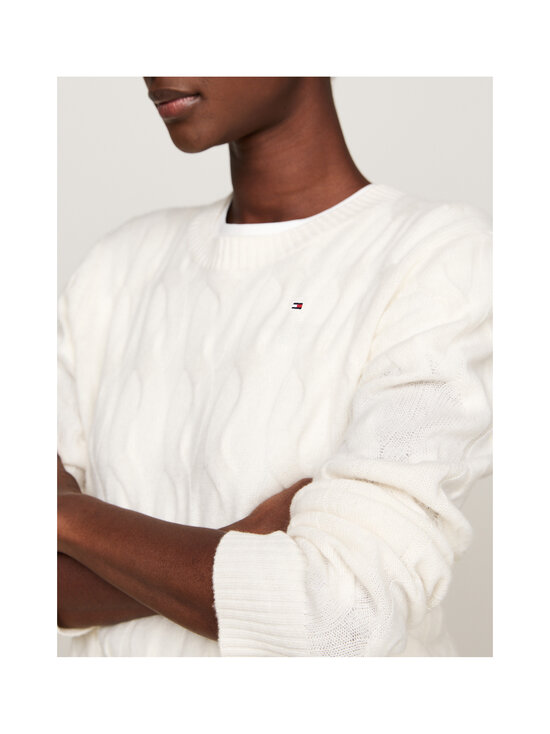 Tommy Hilfiger - Soft Wool -palmikkoneule - Z00 IVORY PETAL | Stockmann - photo 6