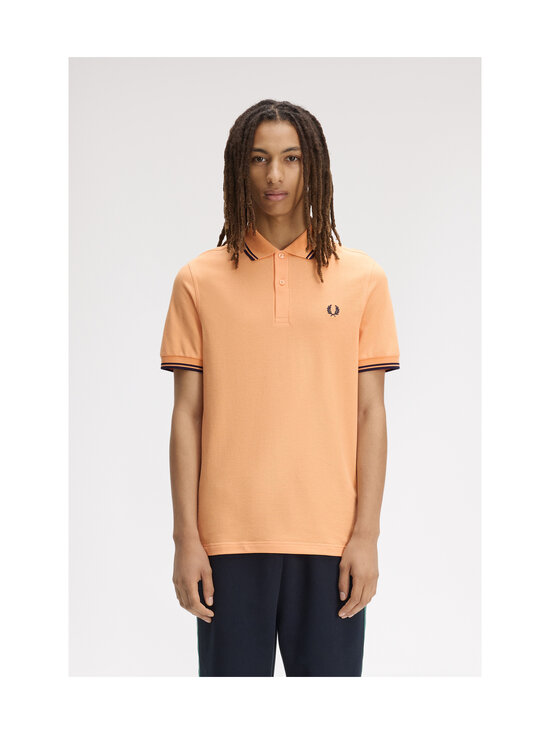 Fred Perry - The Twin Tipped -pikeepaita - PEACH / FRENCH NAVY / FRENCH N | Stockmann - photo 3