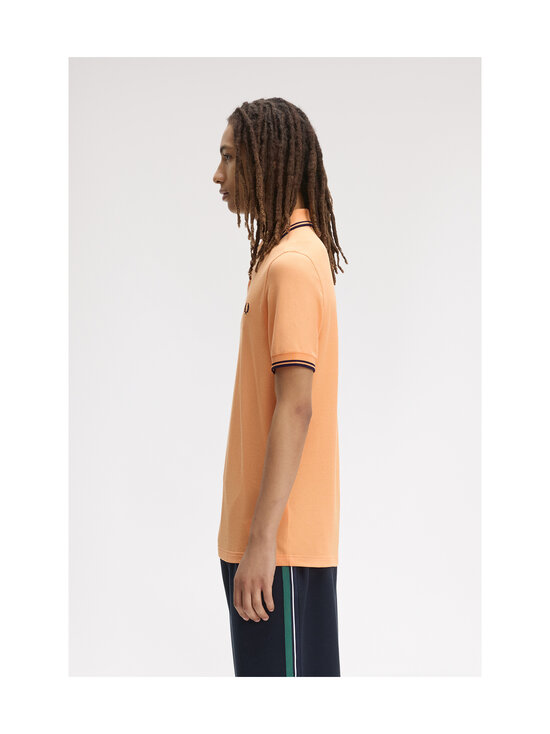 Fred Perry - The Twin Tipped -pikeepaita - PEACH / FRENCH NAVY / FRENCH N | Stockmann - photo 4