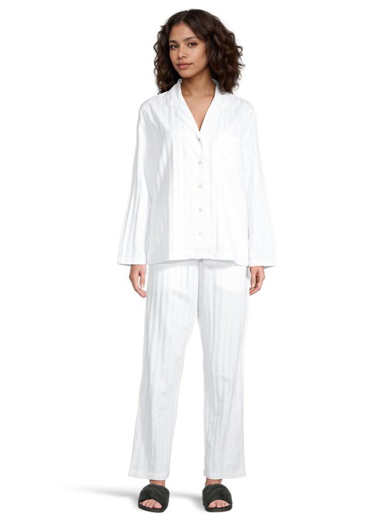 GANT - Satiiniraidallinen pyjamasetti - 110 WHITE - photo 2 GANT - Satiiniraidallinen pyjamasetti - 110 WHITE | Stockmann - photo 2