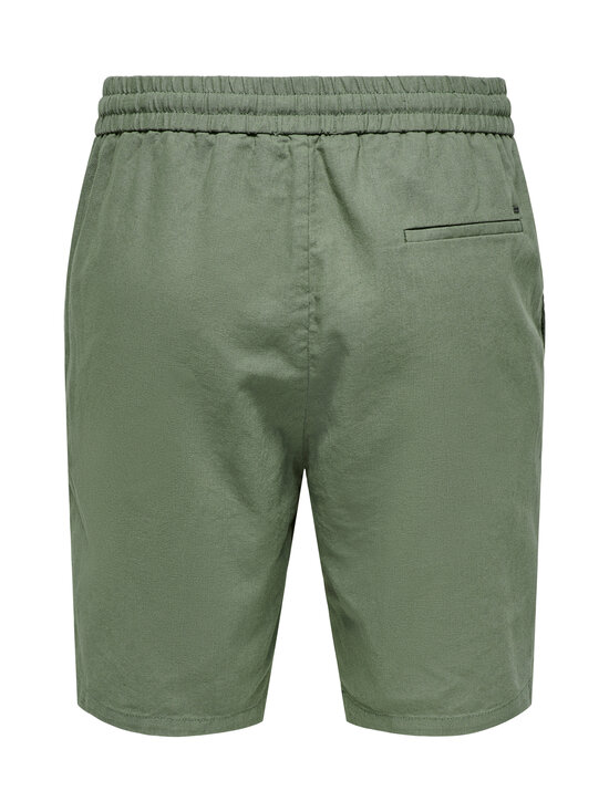 Only & Sons - OnsLinus-puuvilla-pellavashortsit - SEA SPRAY | Stockmann - photo 2