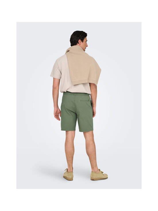 Only & Sons - OnsLinus-puuvilla-pellavashortsit - SEA SPRAY | Stockmann - photo 6