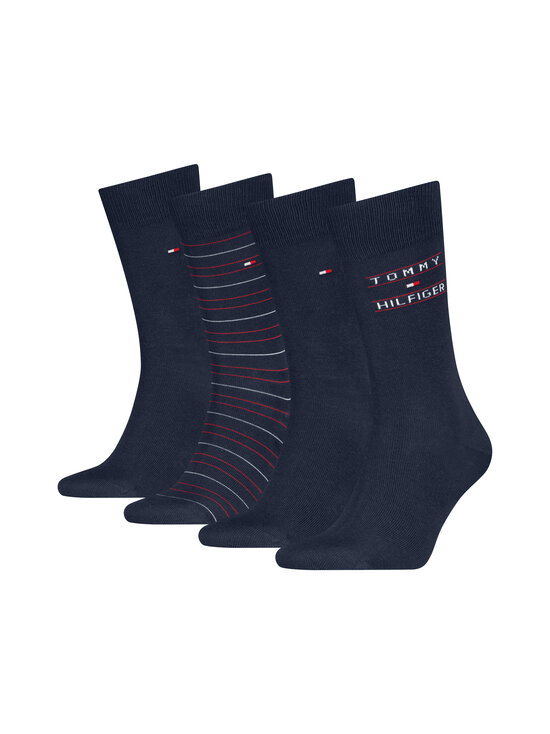 Tommy Hilfiger - Sokid Tommy Stripe, 4 paari - 001 NAVY | Stockmann - photo 1