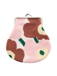 Marimekko - Mini Unikko Pieni -kukkaro - 866 OFF WHITE,PINK,CHESTNUT,L.YEL. | Stockmann