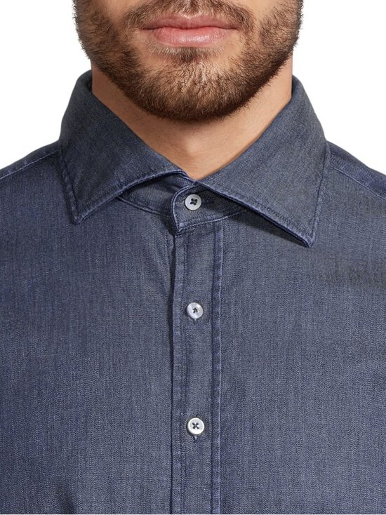 Stenströms - Regular Cuff Casual -kauluspaita - 820 DARK INDIGO | Stockmann - photo 4