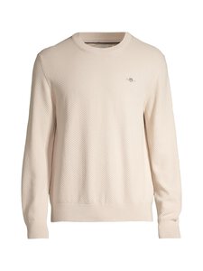 GANT - Structured kokvilnas džemperis - 233 SOFT OAT GANT - Structured kokvilnas džemperis - 233 SOFT OAT | Stockmann