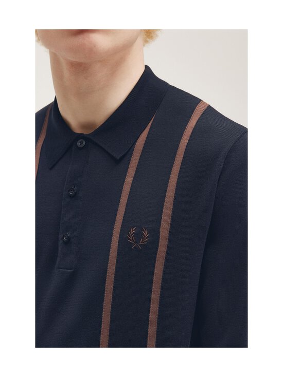 Fred Perry - Vertical Stripes -pikeeneule - 608 NAVY - photo 5 Fred Perry - Vertical Stripes -pikeeneule - 608 NAVY | Stockmann - photo 5