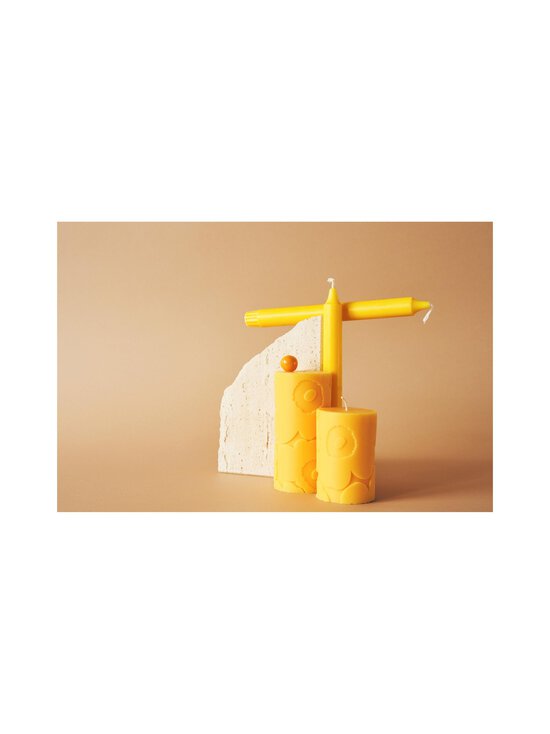 Marimekko - Küünal Unikko 6,5 x 14 cm - YELLOW | Stockmann - photo 3