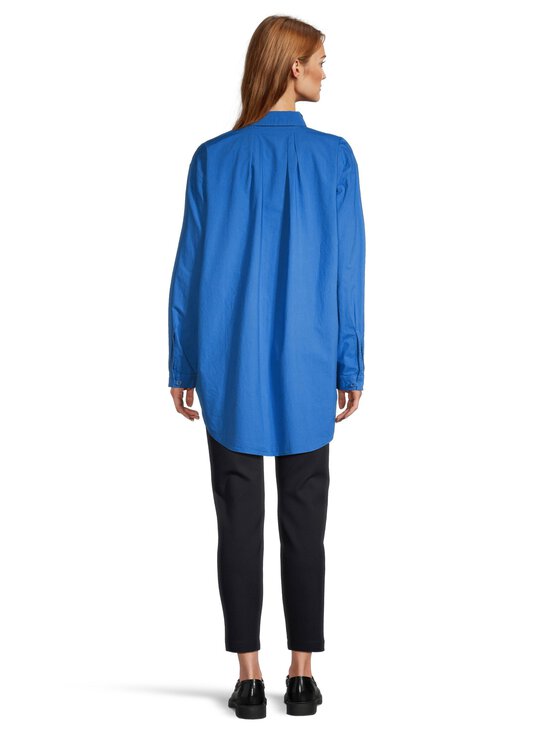 Rue de Tokyo - Shelby Garment Dyed poplīna kreklblūze - LAPIS BLUE - photo 3 Rue de Tokyo - Shelby Garment Dyed poplīna kreklblūze - LAPIS BLUE | Stockmann - photo 3