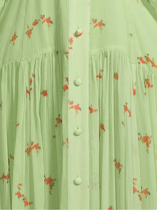 Ganni - Georgette Textured -silkkimekko - ZZ7 SEEDLING | Stockmann - photo 5