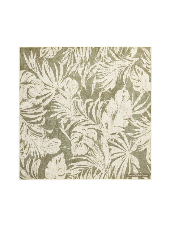 Lauren Ralph Lauren - Palm Leaves Square -silkkihuivi - 001 OLIVE | Stockmann - photo 1