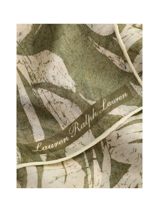 Lauren Ralph Lauren - Palm Leaves Square -silkkihuivi - 001 OLIVE | Stockmann - photo 3