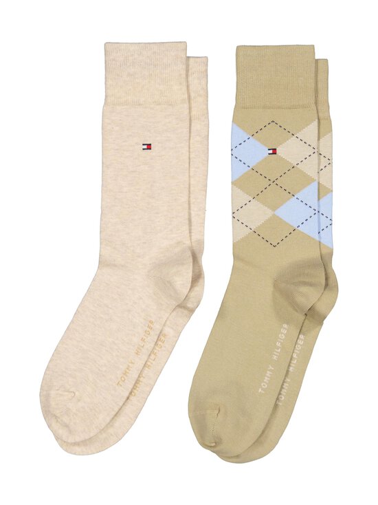 Tommy Hilfiger - Sokid Check, 2 paari - 046 SAND - photo 2 Tommy Hilfiger - Sokid Check, 2 paari - 046 SAND | Stockmann - photo 2
