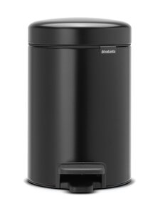 Brabantia - Newlcon pedal trash bin 3 l - MATT BLACK (MUSTA) Brabantia - Newlcon pedal trash bin 3 l - MATT BLACK (MUSTA) | Stockmann