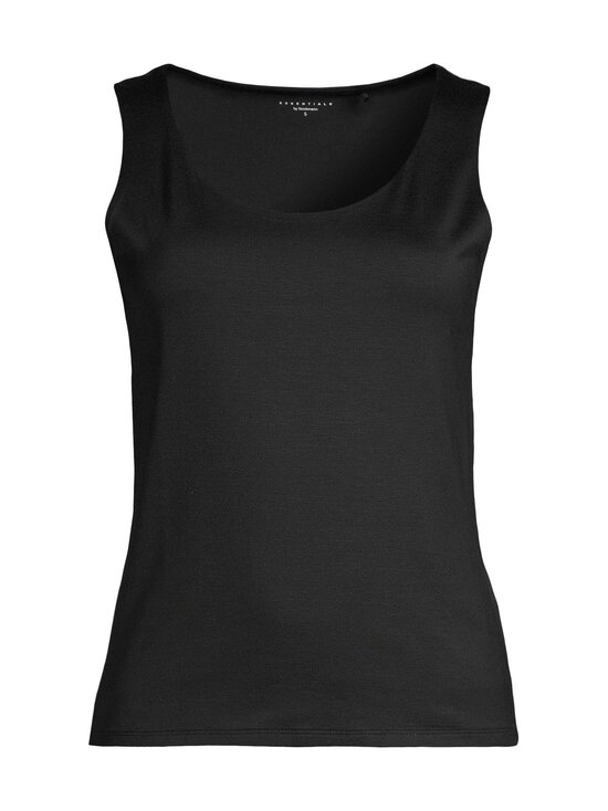 ESSENTIALS by Stockmann - Jessica Tank trikotāžas tops - BLACK | Stockmann - photo 1