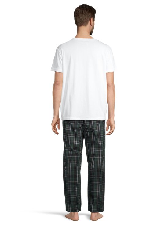 Cap Horn loungewear - New Haven -popliinipyjama - GREEN CHECK/WHITE | Stockmann - photo 3
