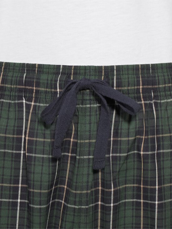 Cap Horn loungewear - New Haven -popliinipyjama - GREEN CHECK/WHITE | Stockmann - photo 4