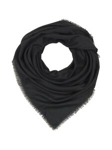 A+more - Õhuke villane sall Fio 130 × 130 cm - BLACK | Stockmann