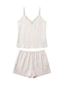 Calvin Klein Underwear - Cami Short Set -oloasusetti - 101 IVORY | Stockmann