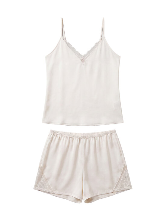 Calvin Klein Underwear - Cami Short Set -oloasusetti - 101 IVORY | Stockmann - photo 1