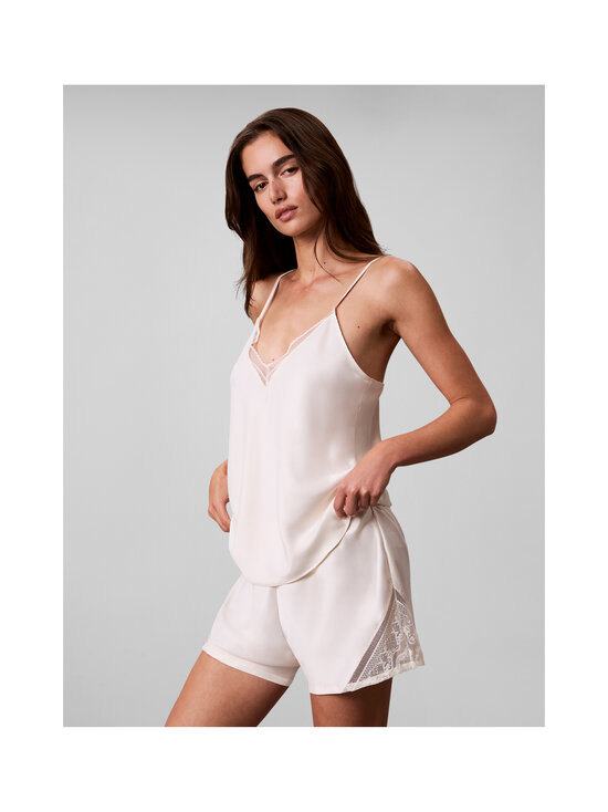 Calvin Klein Underwear - Cami Short Set -oloasusetti - 101 IVORY | Stockmann - photo 6
