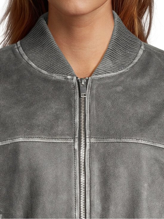 MY ESSENTIAL WARDROBE - MattyMW Bomber ādas jaka - 170 MEDIUM GREY RETRO WASH - photo 4 MY ESSENTIAL WARDROBE - MattyMW Bomber ādas jaka - 170 MEDIUM GREY RETRO WASH | Stockmann - photo 4