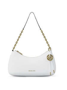Michael Michael Kors - Nolita Md Chain Pouchette -nahkalaukku - 085 OPTIC WHITE | Stockmann