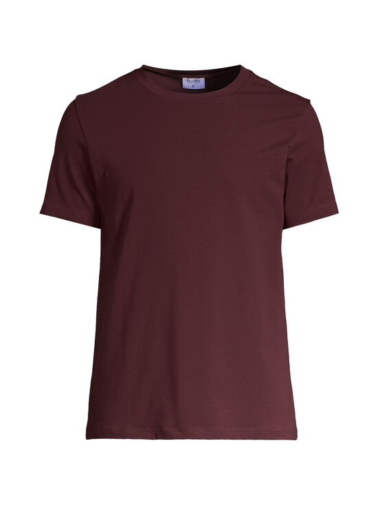 Filippa K - Stretch Cotton t-paita - NULL DARK BURGUNDY DARK BURGUNDY | Stockmann - photo 1