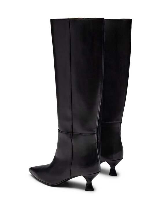 PAVEMENT - Martina Tall Kitten Heel -nahkasaappaat - 020 BLACK | Stockmann - photo 3