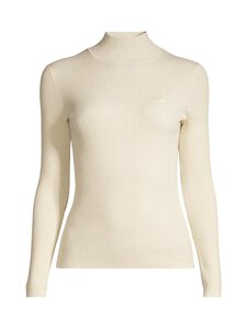 Maison Kitsuné - Baby Fox Fine Rib -pooloneule - 0383 ECRU | Stockmann