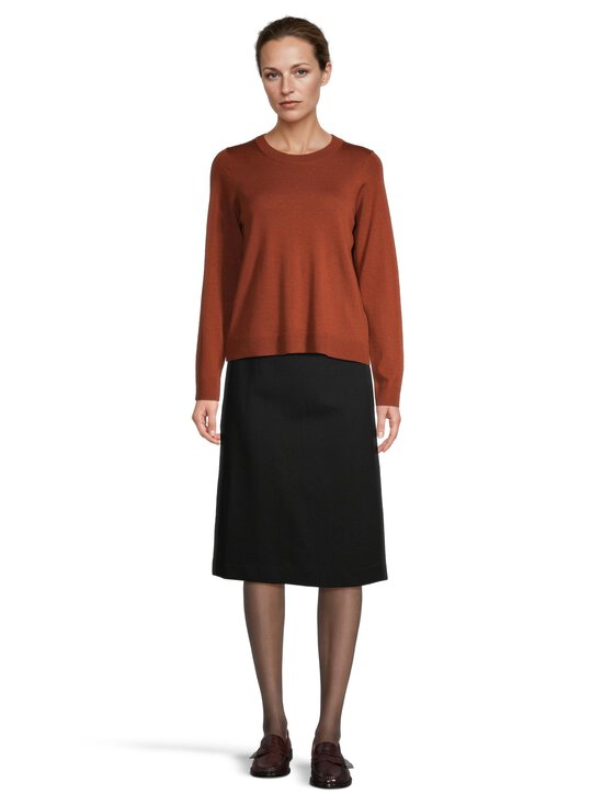 ESSENTIALS by Stockmann - Angelina-merinoneulepusero - BURNED ORANGE MEL 265532 | Stockmann - photo 2