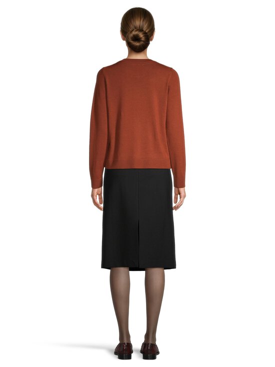 ESSENTIALS by Stockmann - Angelina-merinoneulepusero - BURNED ORANGE MEL 265532 | Stockmann - photo 3