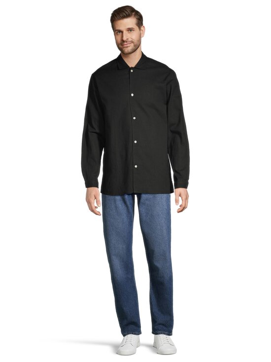 Officine Générale - Eloan krekls ar apkakli - BLACK - photo 2 Officine Générale - Eloan krekls ar apkakli - BLACK | Stockmann - photo 2