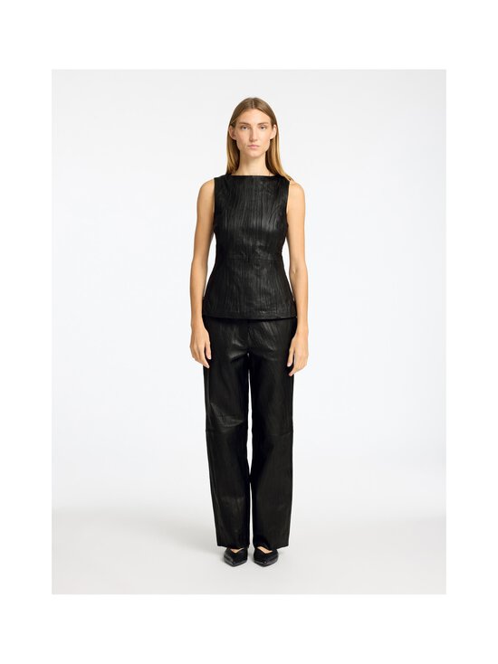 Selected - SLFMaude-nahkatoppi - BLACK - photo 2 Selected - SLFMaude-nahkatoppi - BLACK | Stockmann - photo 2