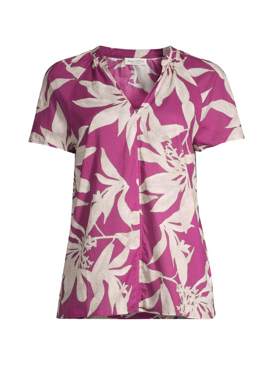 Marc O'Polo - V-neck Feminine blūze - H20 MULTI/FRESH BERRY - photo 1 Marc O'Polo - V-neck Feminine blūze - H20 MULTI/FRESH BERRY | Stockmann - photo 1
