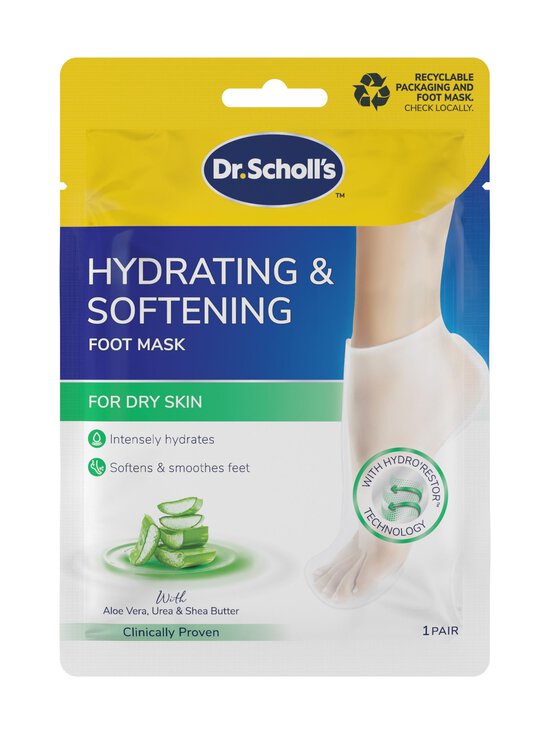 Dr.Scholl's - Hydrating & Softening Aloe Vera Foot Mask pēdu maska - NO COL | Stockmann - photo 1