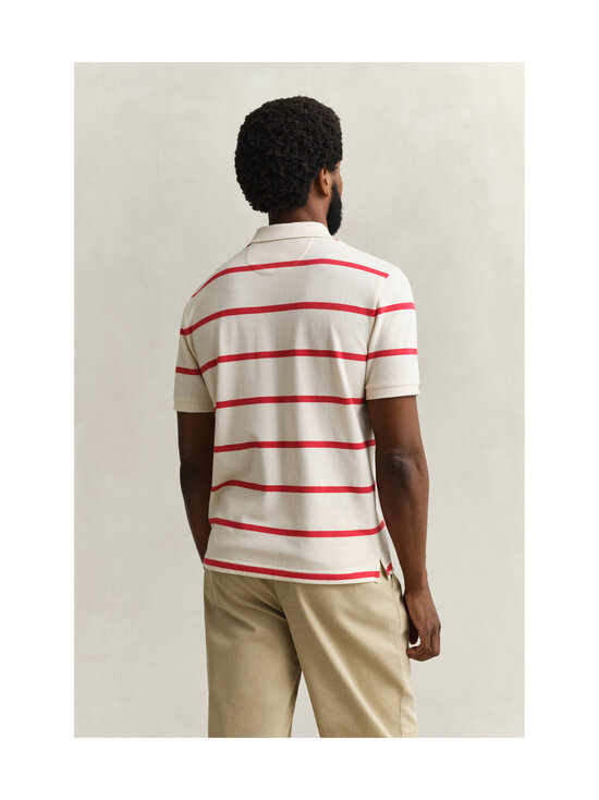 GANT - Svītrains polo krekls - 119 CREAMED WHITE | Stockmann - photo 3