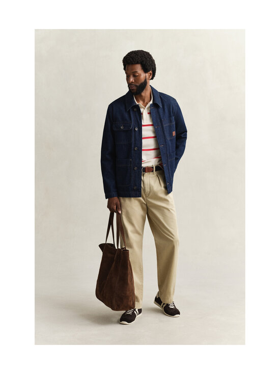 GANT - Svītrains polo krekls - 119 CREAMED WHITE | Stockmann - photo 5