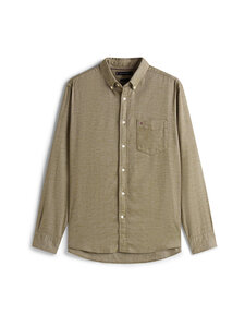 Tommy Hilfiger - Triiksärk Flannel Dobby - MT1 HUNTSMAN GREEN | Stockmann
